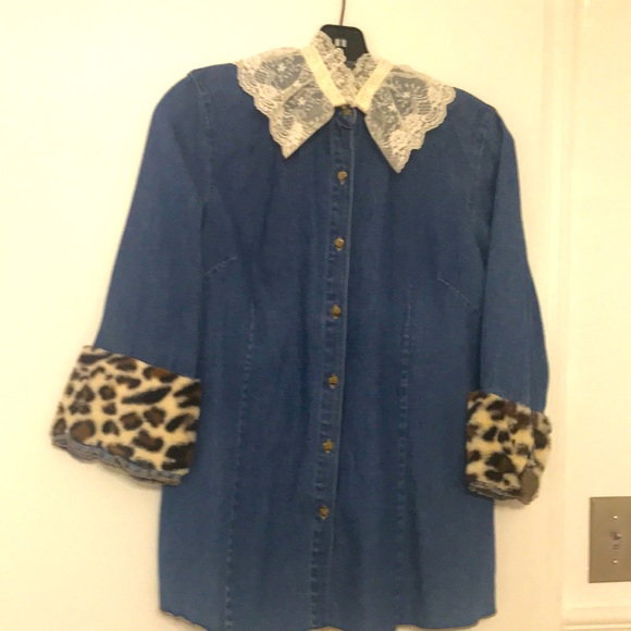 Tops - Jean shirt designed by me